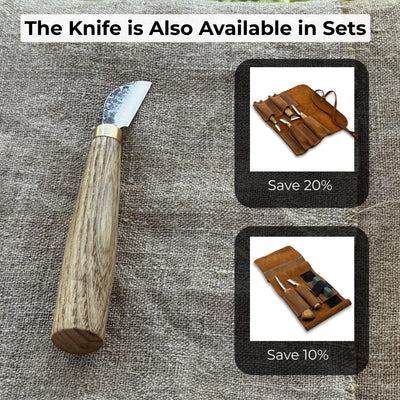 Chip Carving Knife, blade 3 cm (1.2 inches) - 10