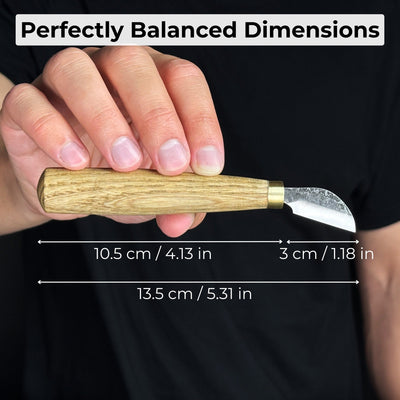 Chip Carving Knife, blade 3 cm (1.2 inches) - 5