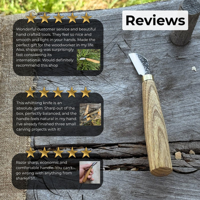 Chip Carving Knife, blade 3 cm (1.2 inches) - 9