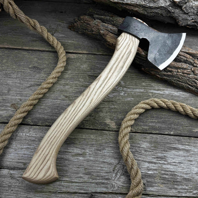 Chopping Axe with Leather Back Carry Pouch, 1.05 kg (2.2 lb) - 6