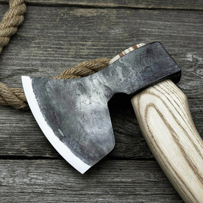 Chopping Axe with Leather Back Carry Pouch, 1.05 kg (2.2 lb) - 4