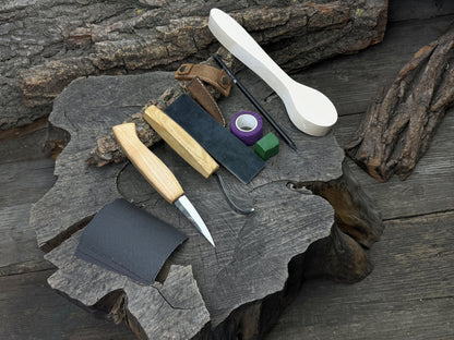 Craft Your Own Wooden Spoon – All - in - One Whittling Kit - 3