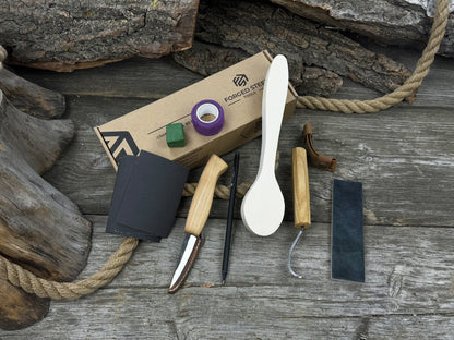 Craft Your Own Wooden Spoon – All - in - One Whittling Kit - 8