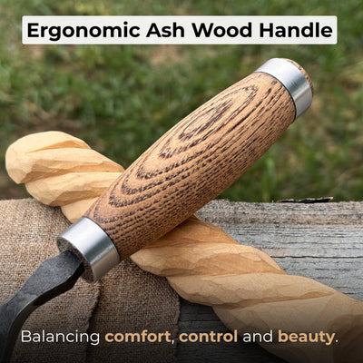 Curved Bowl Gouge, 10 - 45 mm (0.4 - 1.8 inches) - 3