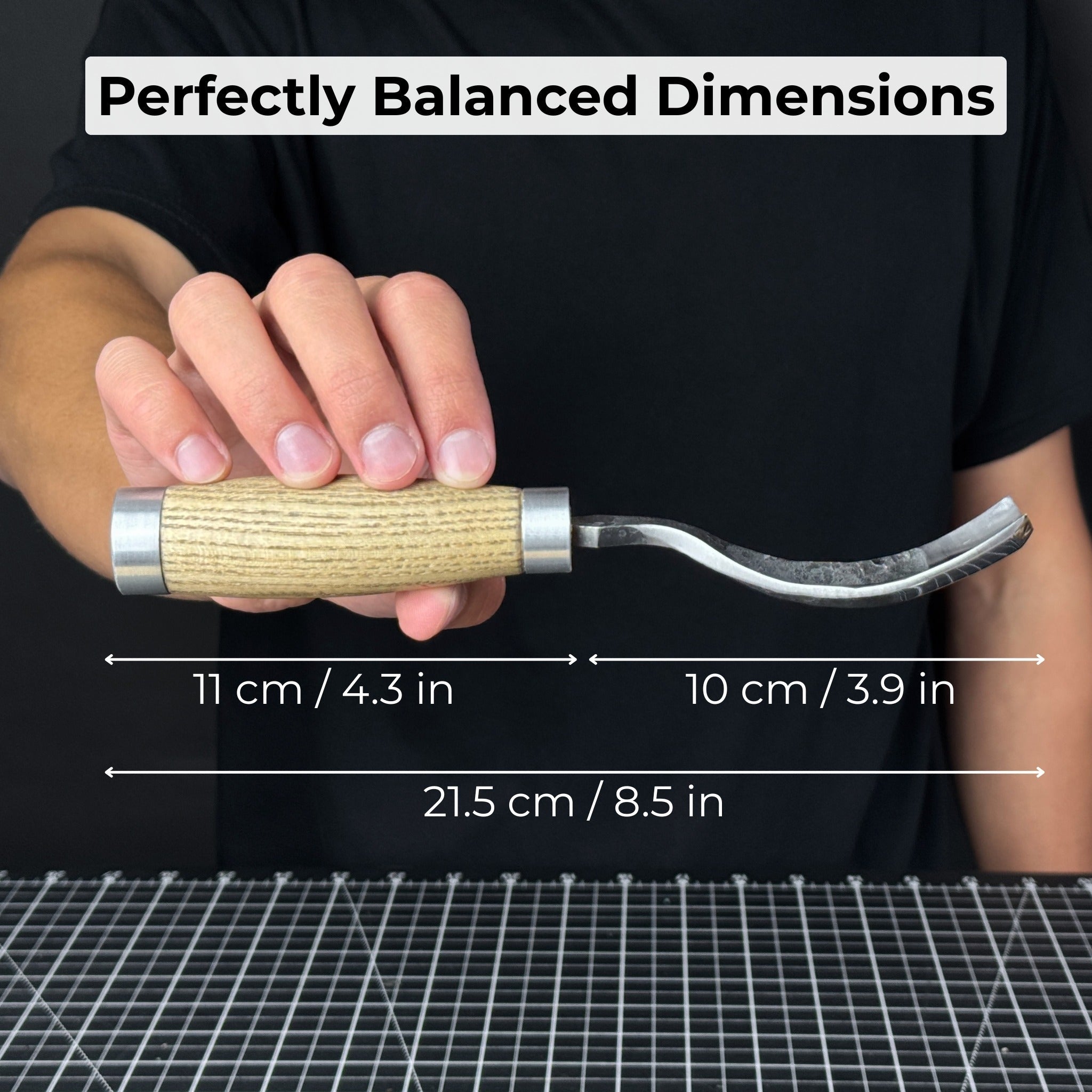 Curved Bowl Gouge, 10 - 45 mm (0.4 - 1.8 inches) - 5