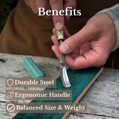 Curved Detail Carving Gouge – 12 mm (0.47 inches) - 8