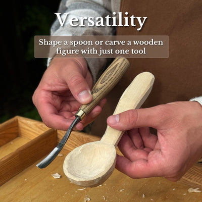 Curved Detail Carving Gouge – 12 mm (0.47 inches) - 10