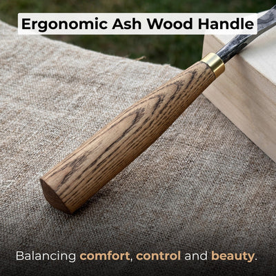 Curved Detail Carving Gouge – 8 mm / 12 mm (0.31 / 0.47 inches) - 3