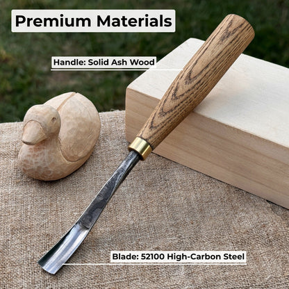 Curved Detail Carving Gouge – 8 mm / 12 mm (0.31 / 0.47 inches) - 7