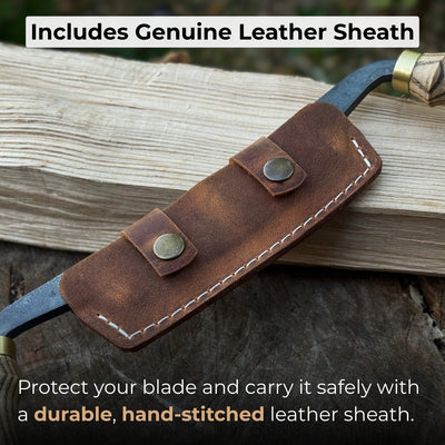 Curved Draw Knife (Push/Pull Shave), 10.5 cm (4.1 inch) Cutting Edge - 5