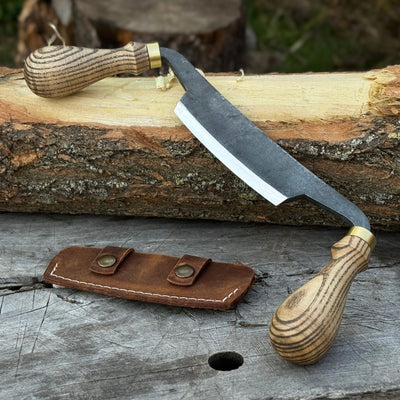 Curved Draw Knife (Push/Pull Shave), 10.5 cm (4.1 inch) Cutting Edge - 1