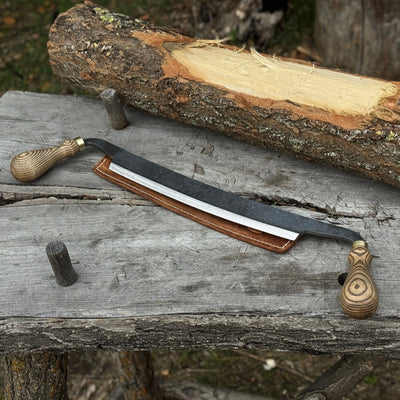 Curved Draw Knife (Push/Pull Shave), 25.5 cm (10 inch) Cutting Edge - 1