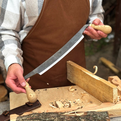 Curved Draw Knife (Push/Pull Shave), 25.5 cm (10 inch) Cutting Edge - 6