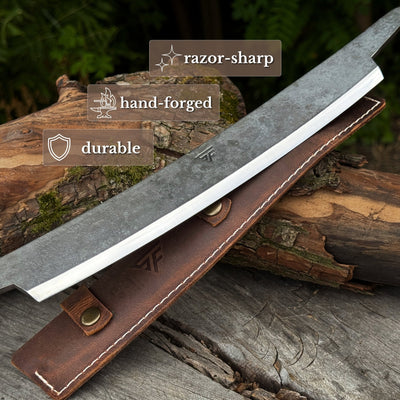 Curved Draw Knife (Push/Pull Shave), 25.5 cm (10 inch) Cutting Edge - 3