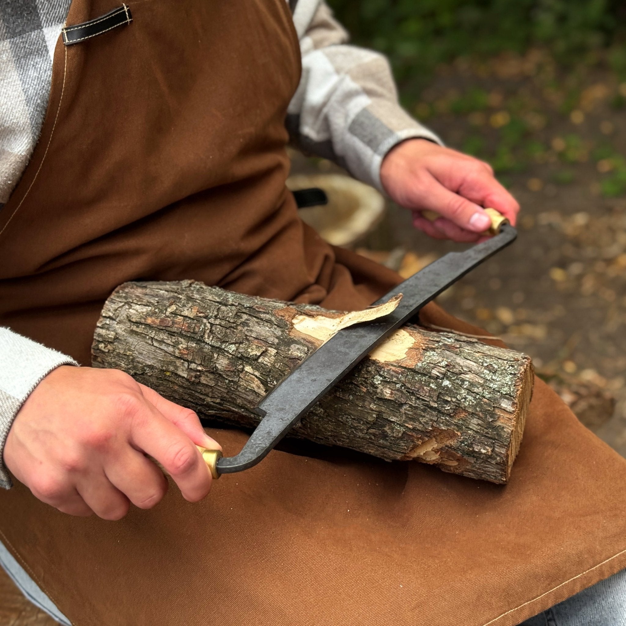 Curved Draw Knife (Push/Pull Shave), 25.5 cm (10 inch) Cutting Edge - 5