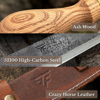 Curved Draw Knife (Push/Pull Shave), 25.5 cm (10 inch) Cutting Edge - 7