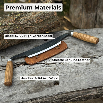 Curved Drawknife (Push/Pull), 14.5 cm (5.7 inches) - 6