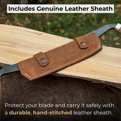 Curved Drawknife (Push/Pull), 14.5 cm (5.7 inches) - 4