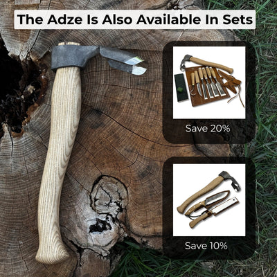 Deep Curved Bowl Adze, 5 cm (1.97 inches) - 10