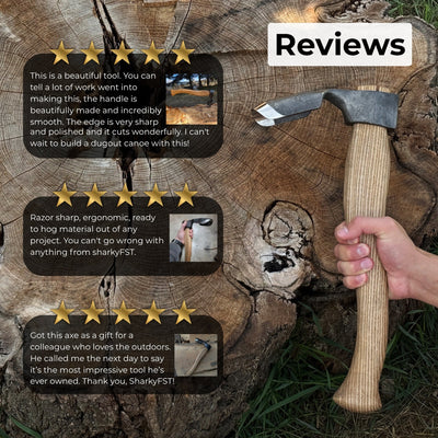 Deep Curved Bowl Adze, 5 cm (1.97 inches) - 9