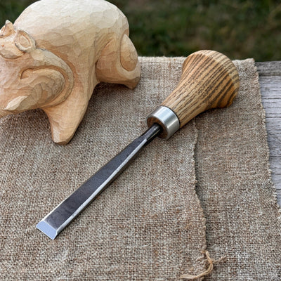 Detail Carving Chisel with Palm Handle, 10 mm (0.39 inches) - 1