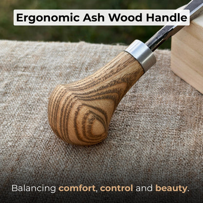 Detail Carving Chisel with Palm Handle, 10 mm (0.39 inches) - 3