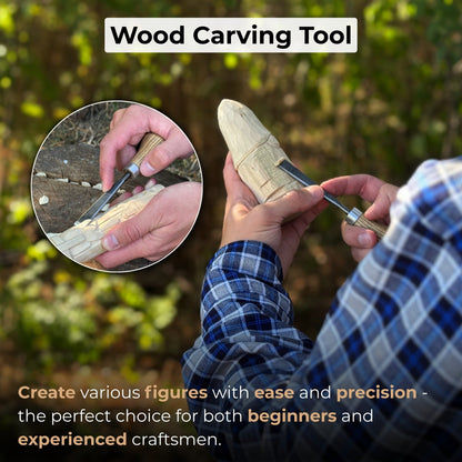 Detail Carving Chisel with Palm Handle, 10 mm (0.39 inches) - 7