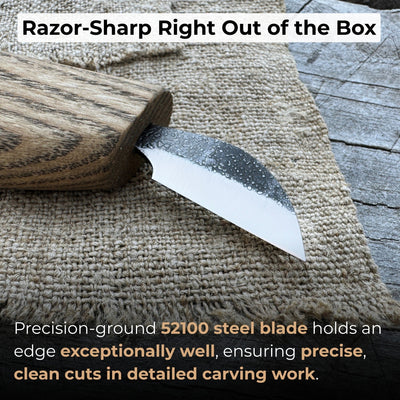 Detail Chip Carving Knife – Blade 3 cm (1.2 inches) - 2