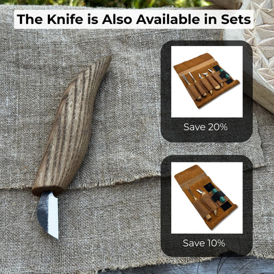 Detail Chip Carving Knife – Blade 3 cm (1.2 inches) - 10