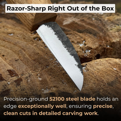 Detail Wood Carving Knife, Blade 5 cm (1.97 inches) - 2