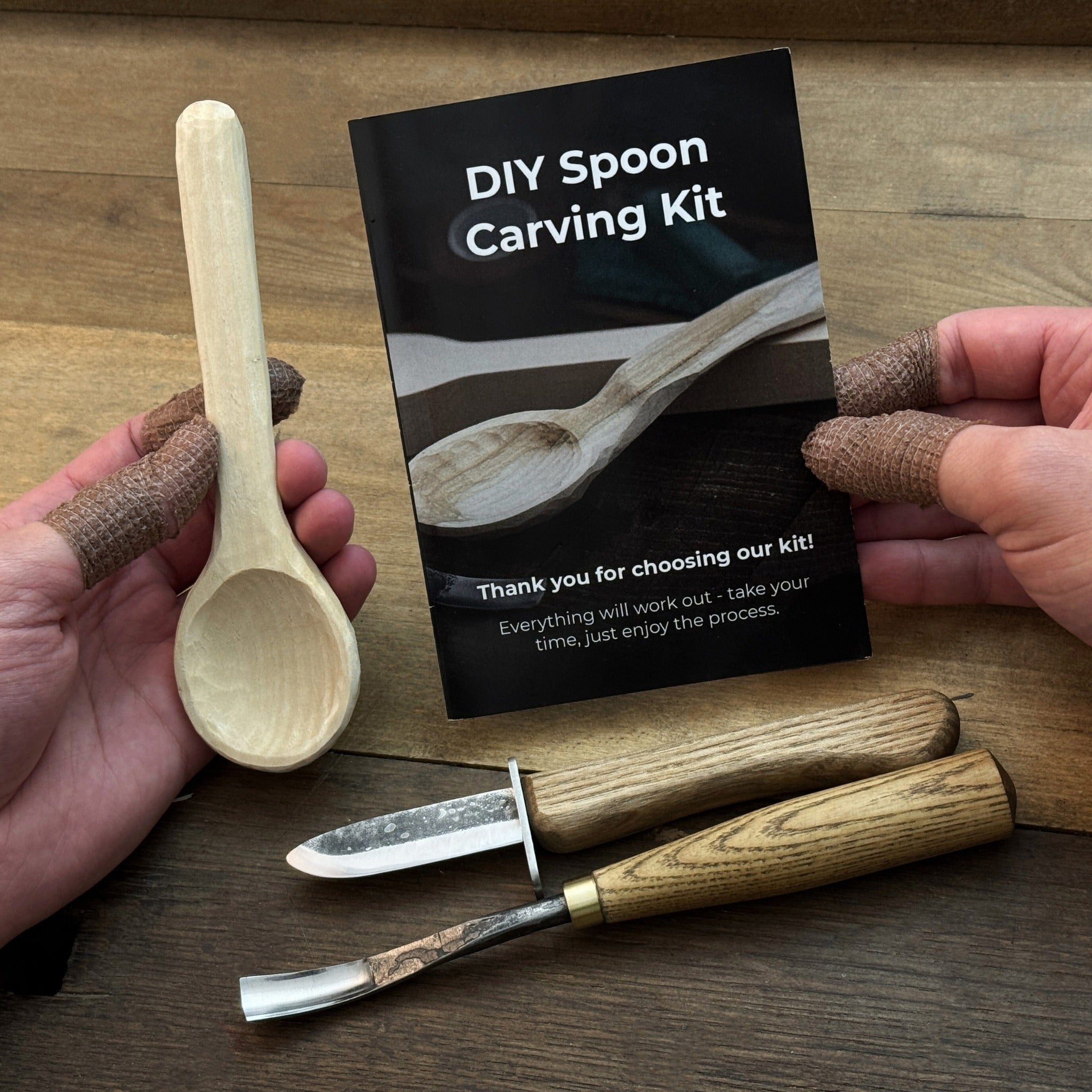 DIY 2 - Piece Spoon Carving Kit for Beginners - 5