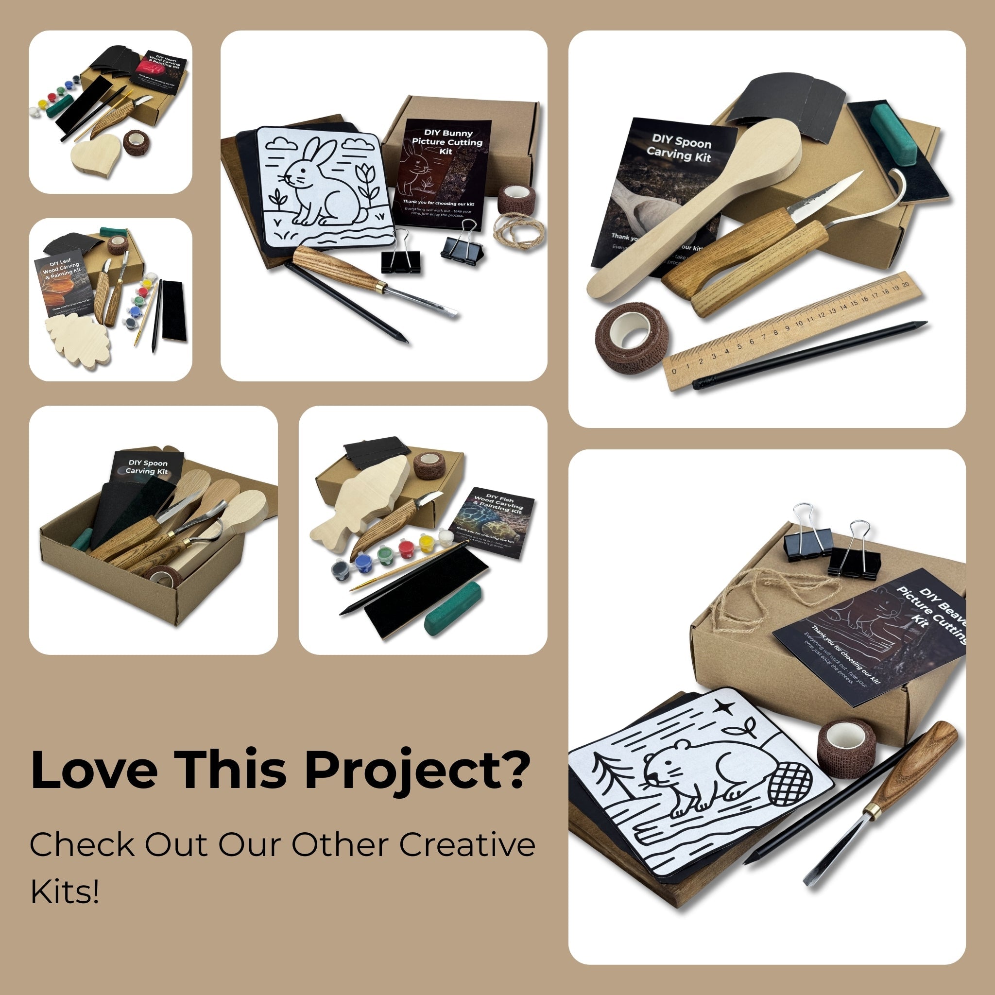 DIY 2 - Piece Spoon Carving Kit for Beginners - 11