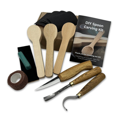 DIY 3 - Piece Spoon Carving Kit - 1
