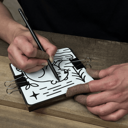 DIY Beaver Carving Kit – Wood Art Set with V - Chisel & Video Guide - 6