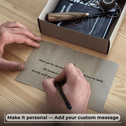 DIY Beaver Carving Kit – Wood Art Set with V - Chisel & Video Guide - 10