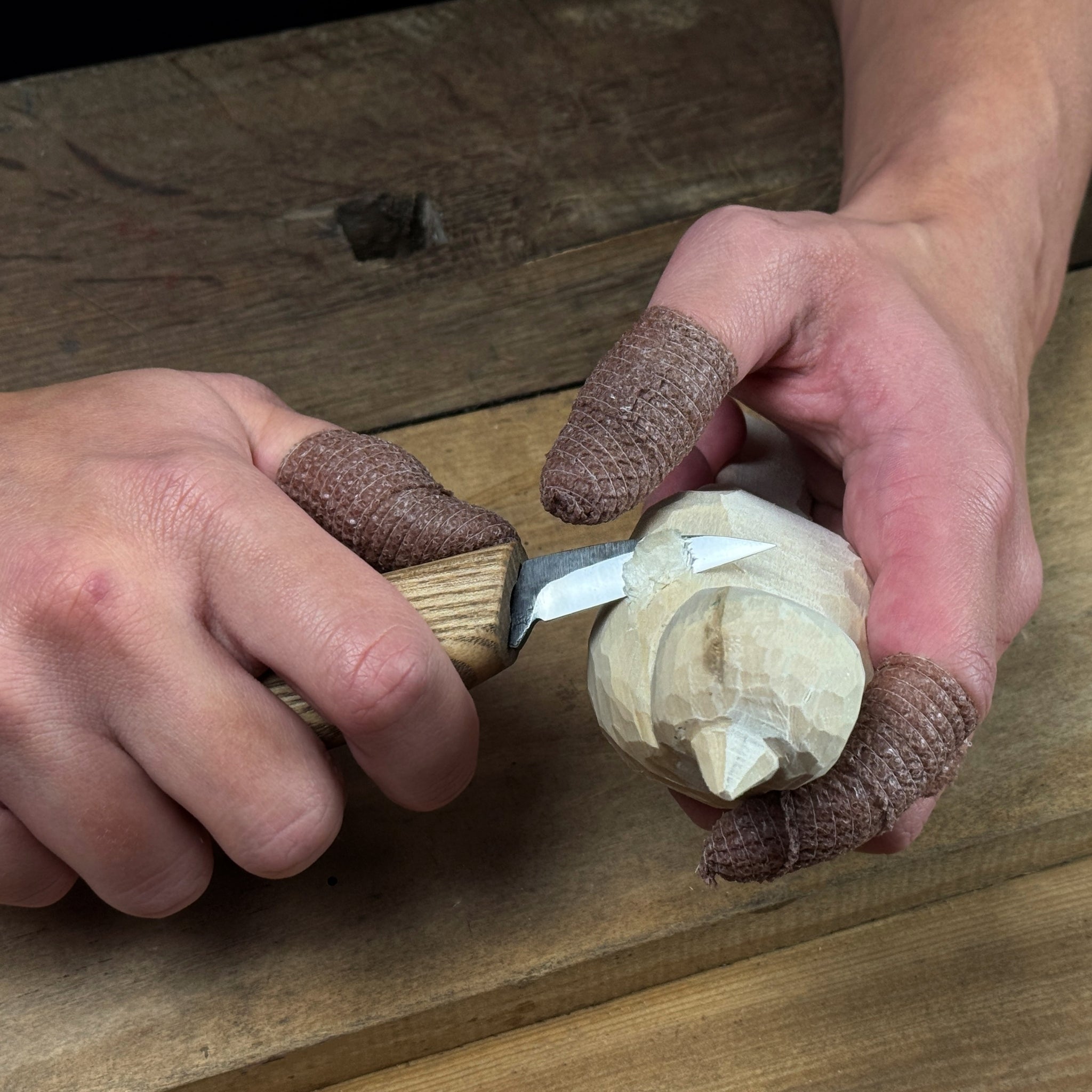 DIY Bird Wood Carving & Painting Kit - 8