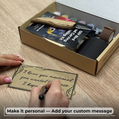 DIY Bird Wood Carving & Painting Kit - 4