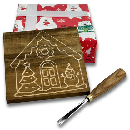 DIY Christmas Picture Cutting Kit – Beginner Wood Carving Wall Art Set - 9