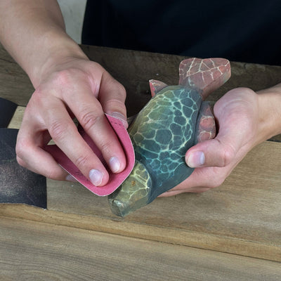 DIY Fish Wood Carving & Painting Kit – Beginner Whittling Set with Video Tutorial - 9