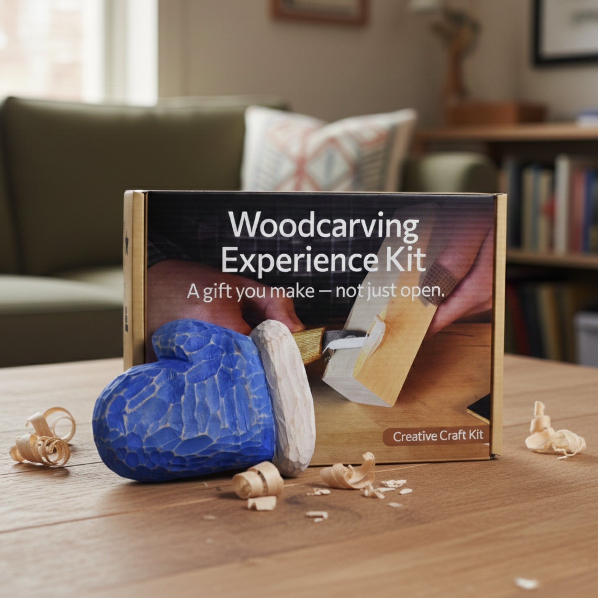 DIY Glove Wood Carving & Painting Kit - 1