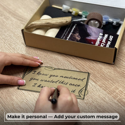 DIY Mushroom Wood Carving & Painting Kit - 4