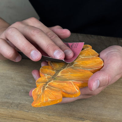 DIY Oak Leaf Carving and Painting Kit - 9