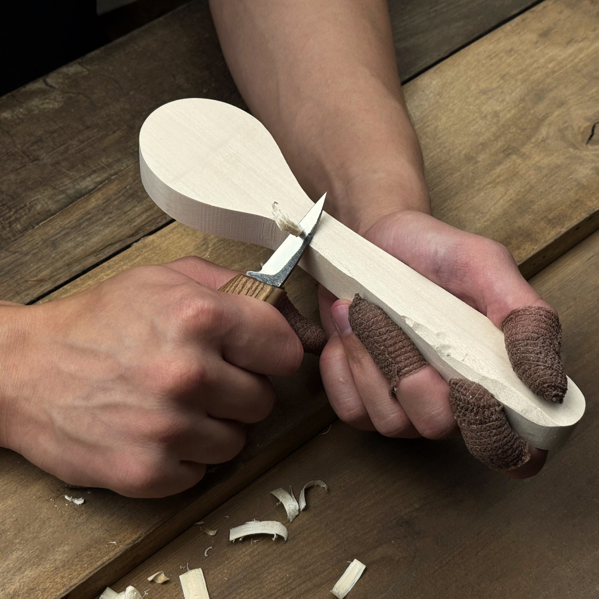 DIY Spoon Carving Kit for Beginners – Hook Knife & Whittling Tools - 8