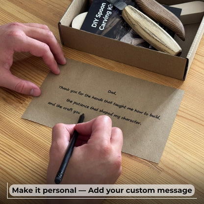 DIY Spoon Carving Kit for Beginners – Hook Knife & Whittling Tools - 9
