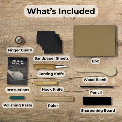 DIY Wood Carving Kit – Spoon Making Set for Beginners - 2