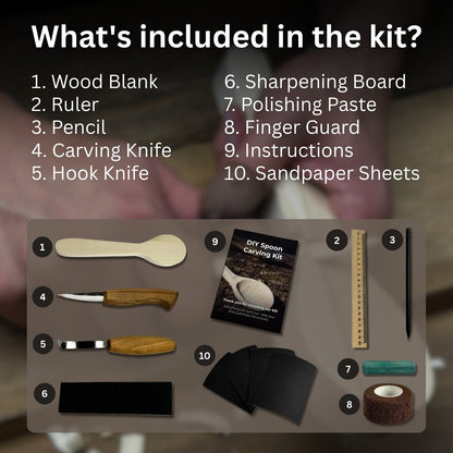 DIY Wood Carving Kit – Spoon Making Set for Beginners - 2