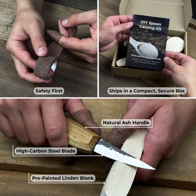 DIY Wood Carving Kit – Spoon Making Set for Beginners - 6