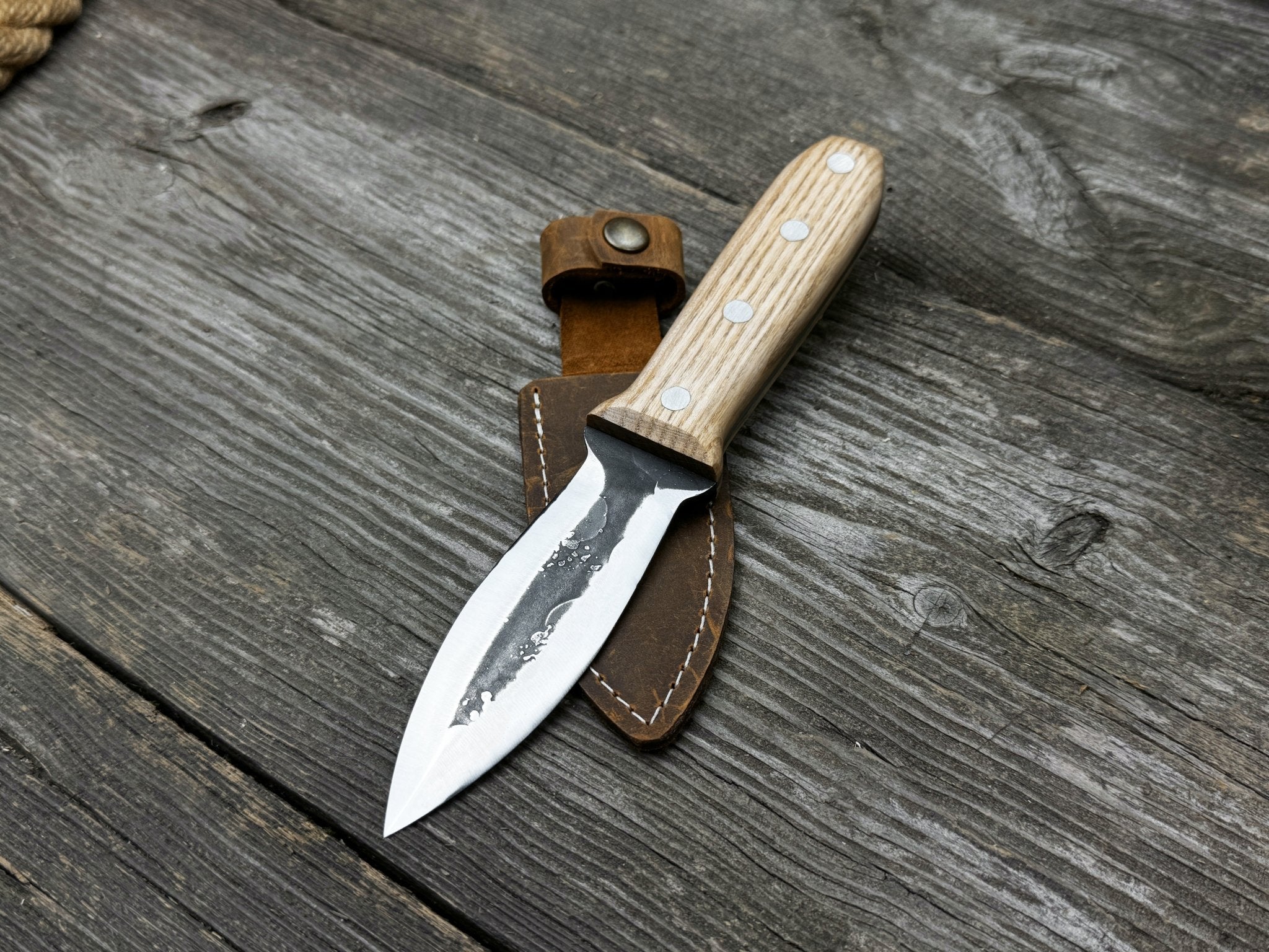 Double - Edged Bushcraft Knife, 8.5 cm (3.35 inches) - 1