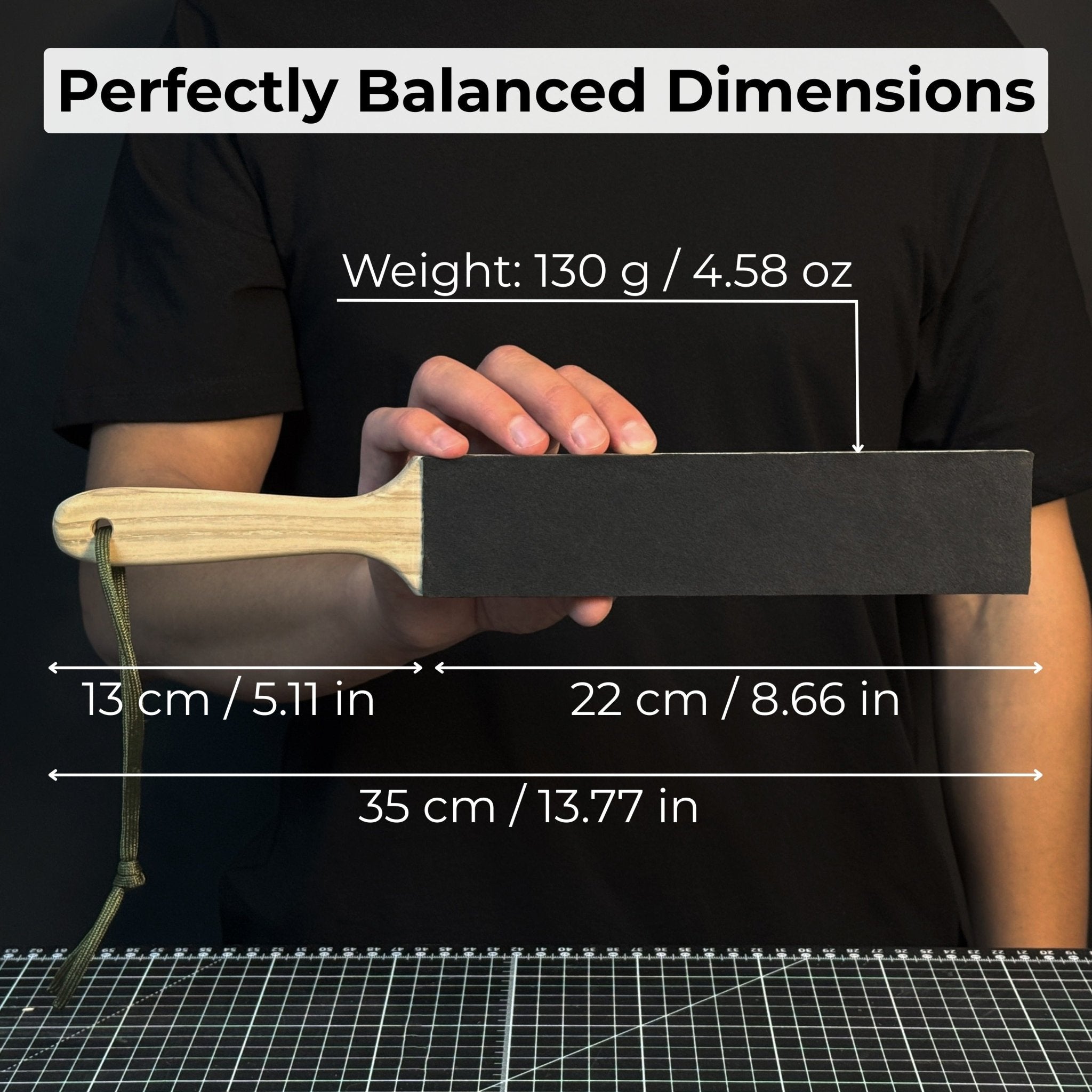 Double - Sided Leather Sharpening Strop with Polishing Paste - 2