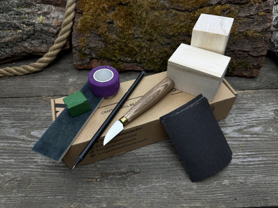 Duck Carving Kit - Complete Starter Whittling Kit for Beginners, Adults, Teens, and Kids - 6